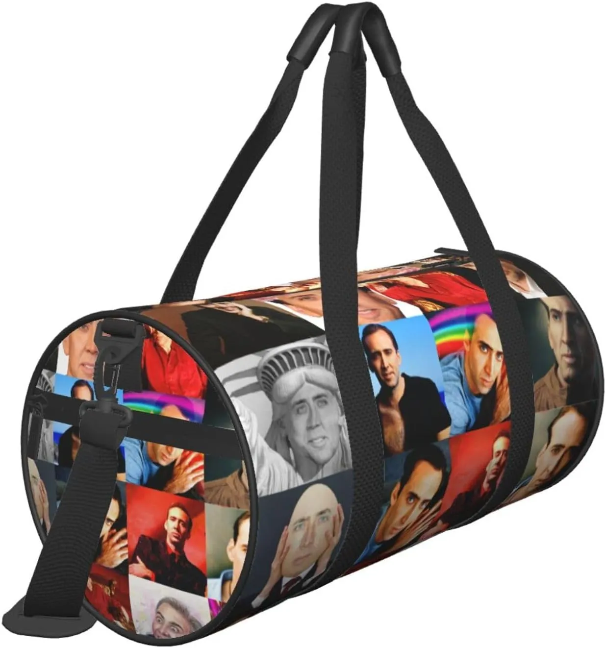 Nic-olas Cage Gym Bag for Women and Men, Gyms Waterproof Dufflebag Lightweight Carryon Gymbag