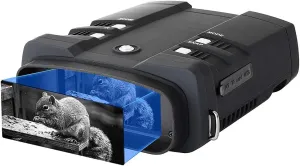 Night Vision Goggles Infrated HD, Binoculars Large Viewing Screen with 64G TF Card, for Adults Night Vision and Day Outdoor, See in 100% Darkness
