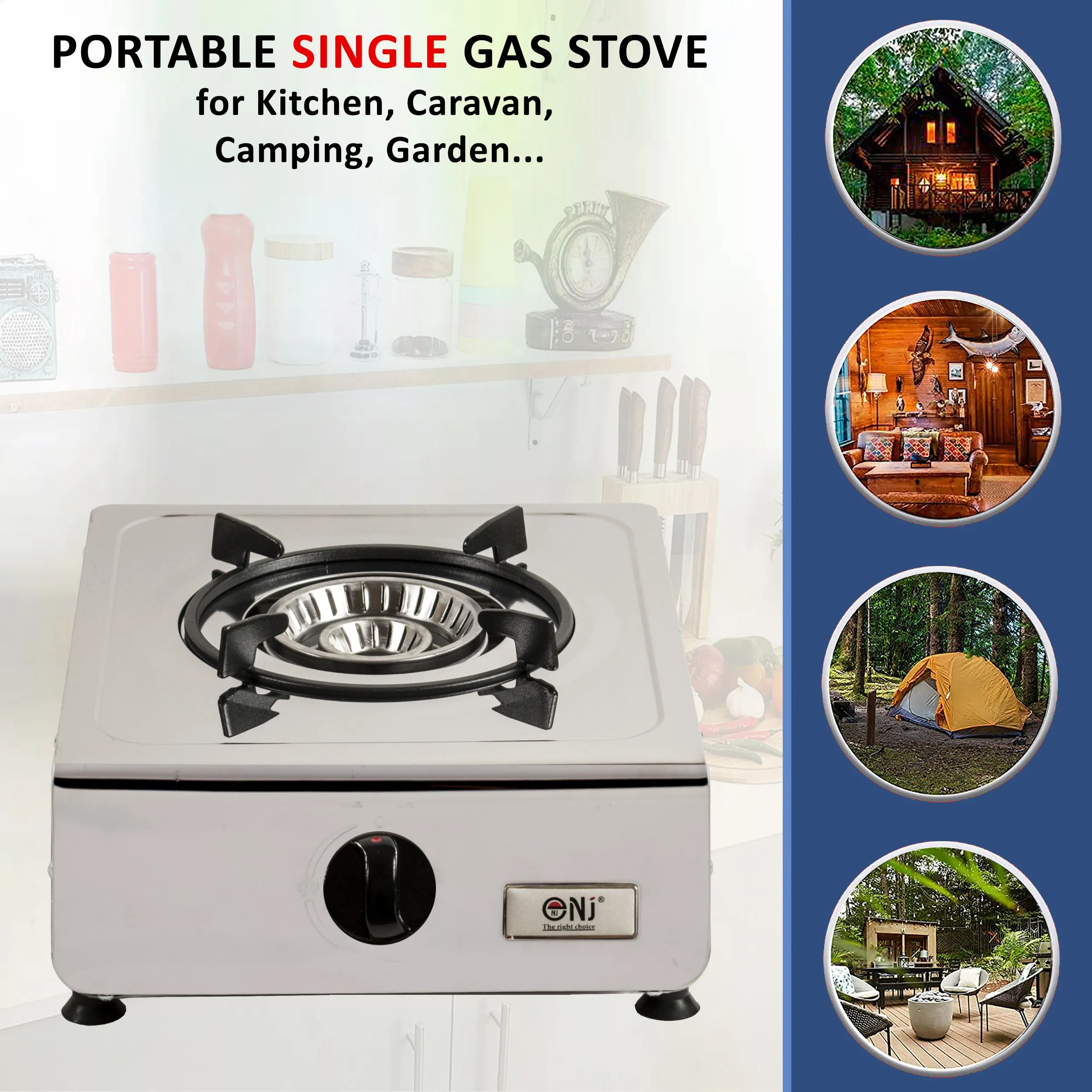 NJ-100SD Single Burner Gas Stove
