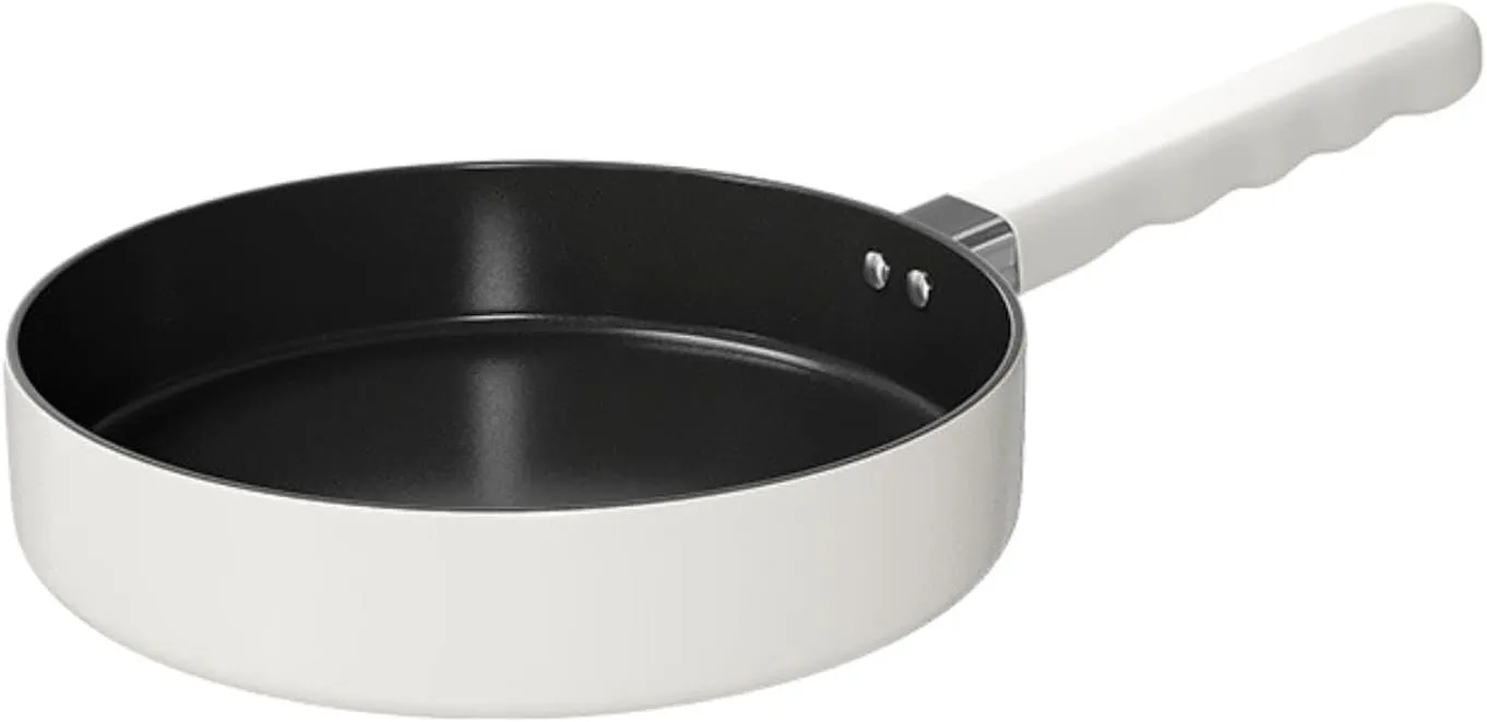 Non Stick Frying Pan with Handle Portable Cooker Lightweight Kitchen Cookware Flat Griddle Pan for Camping Indoor Backpacking