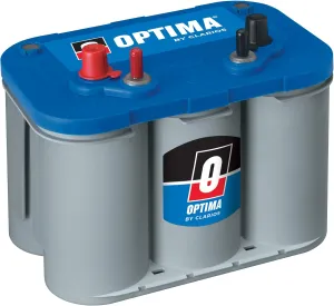 OPTIMA Batteries High Performance D34M BlueTop Dual Purpose Deep Cycle and Starting Sealed AGM Boat and RV Battery, 750 CCA, Dual Terminal, Maintenance Free, Versitile Mounting
