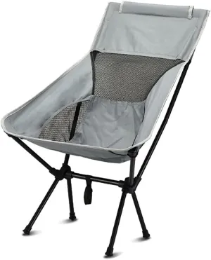 Outdoor Beach Chair Ultra-Light Folding Chair,High-Back Camping Chair,Breathable Mesh Backpack Chair,Outdoor,Camping,Picnic,Hiking,Travel Camping Backpack (Color : A)