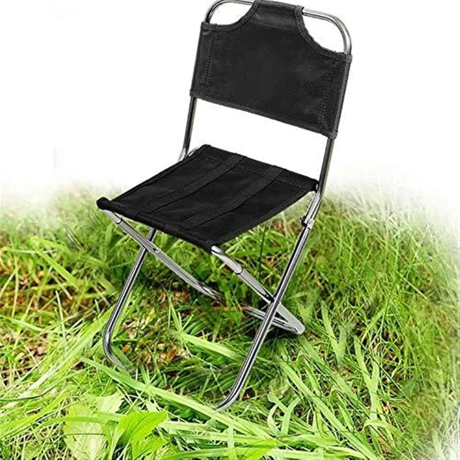 Outdoor Camp Chairs, Light Outdoor Fishing Chair Made of Strong Aluminum Alloy Folding Trumpet Chair Lawn Chairs Adults