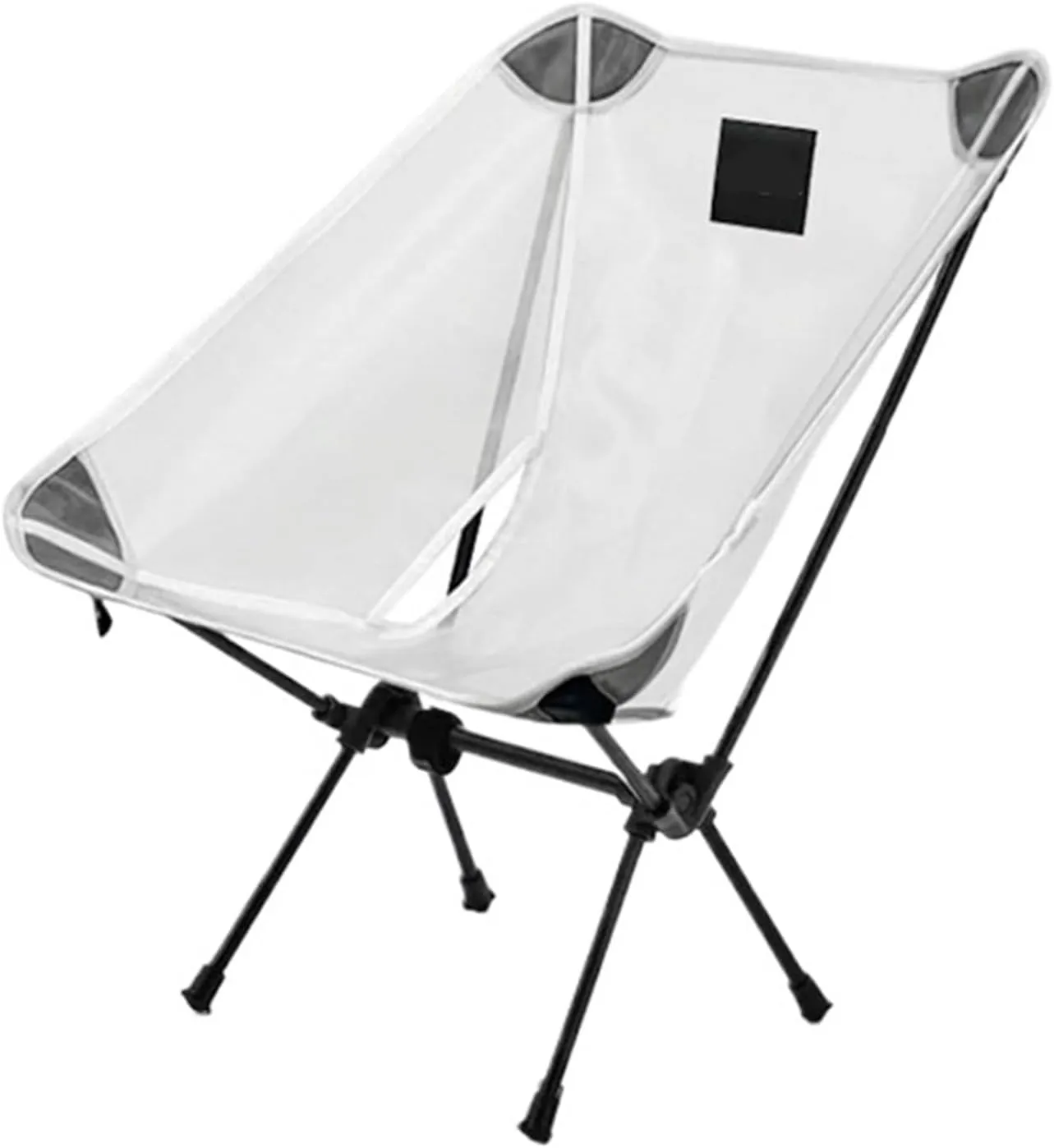 Outdoor Folding Chair Portable Camping Fishing Chair White Mesh Breathable Chair Surface
