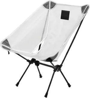 Outdoor Folding Chair Portable Camping Fishing Chair White Mesh Breathable Chair Surface