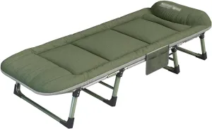 Outdoor Folding Cot, Adjustable 6 Positions Reclining Portable Outdoor Cot, Portable Camping Bed for Outdoor Camping Office Use(180 * 60 * 28cm/70.9 * 23.6 * 11in)