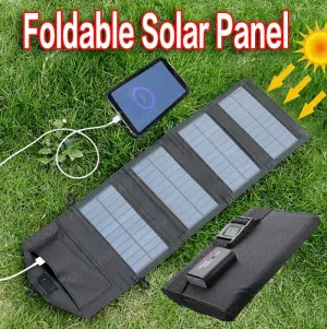 Outdoor Sunpower Foldable Solar Panel Power Bank