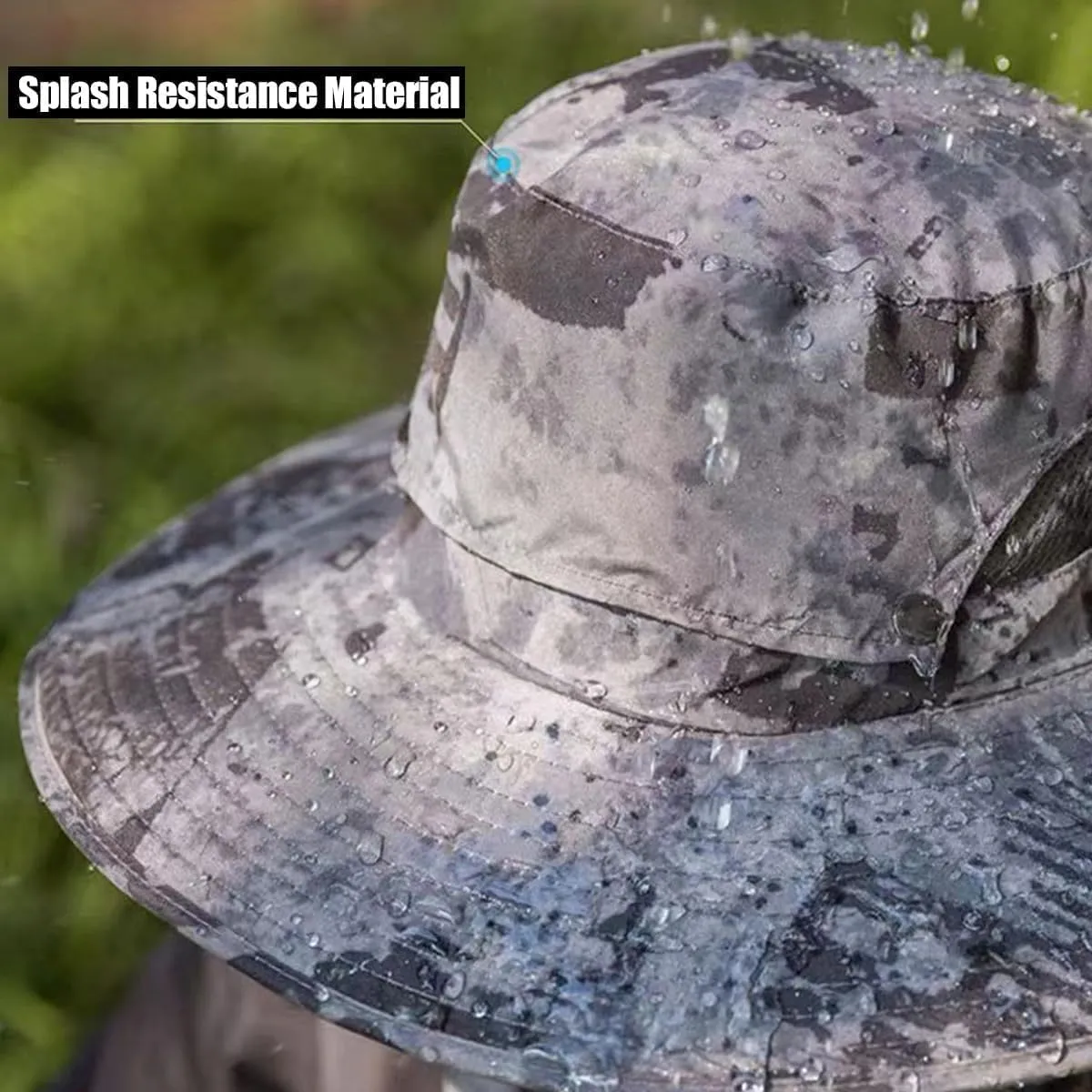 Outdoor Wide Brim Sun Hat with Solar Fan, Solar Powered Fan Hat, Fishing Hat for Men Women UPF 50  Breathable
