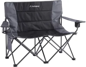 Oversize Camping Chairs,Camp Chairs for Heavy People, Outdoor Folding Camping Chairs, Oversized Double Camping Chair for Adults,kelty loveseat Double Two Person Camping Chair