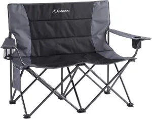 Oversize Camping Chairs,Camp Chairs for Heavy People, Outdoor Folding Camping Chairs, Oversized Double Camping Chair for Adults,kelty loveseat Double Two Person Camping Chair
