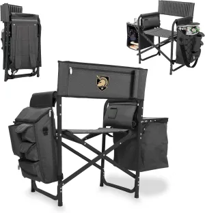 PICNIC TIME Fusion Backpack Chair with Cooler Outdoor Furniture, One Size, Dark Gray with Black Accents