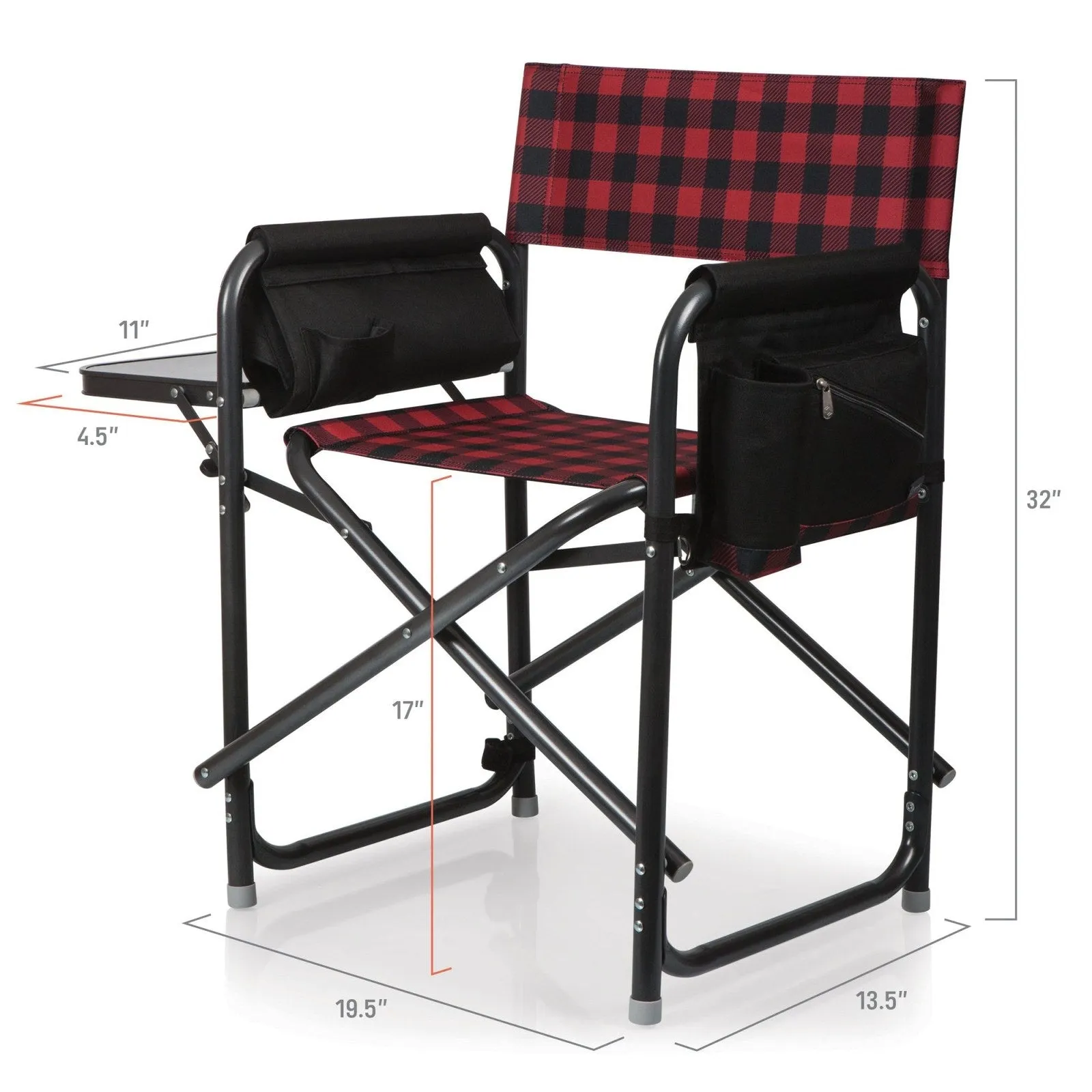 Picnic Time Outdoor Directors Folding Chair