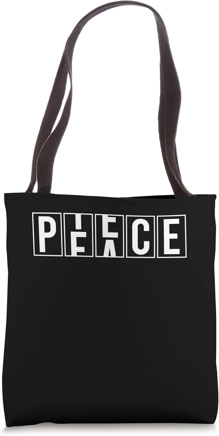 Piece Peace Gun Control Rally Vote Demonstration Odometer Tote Bag