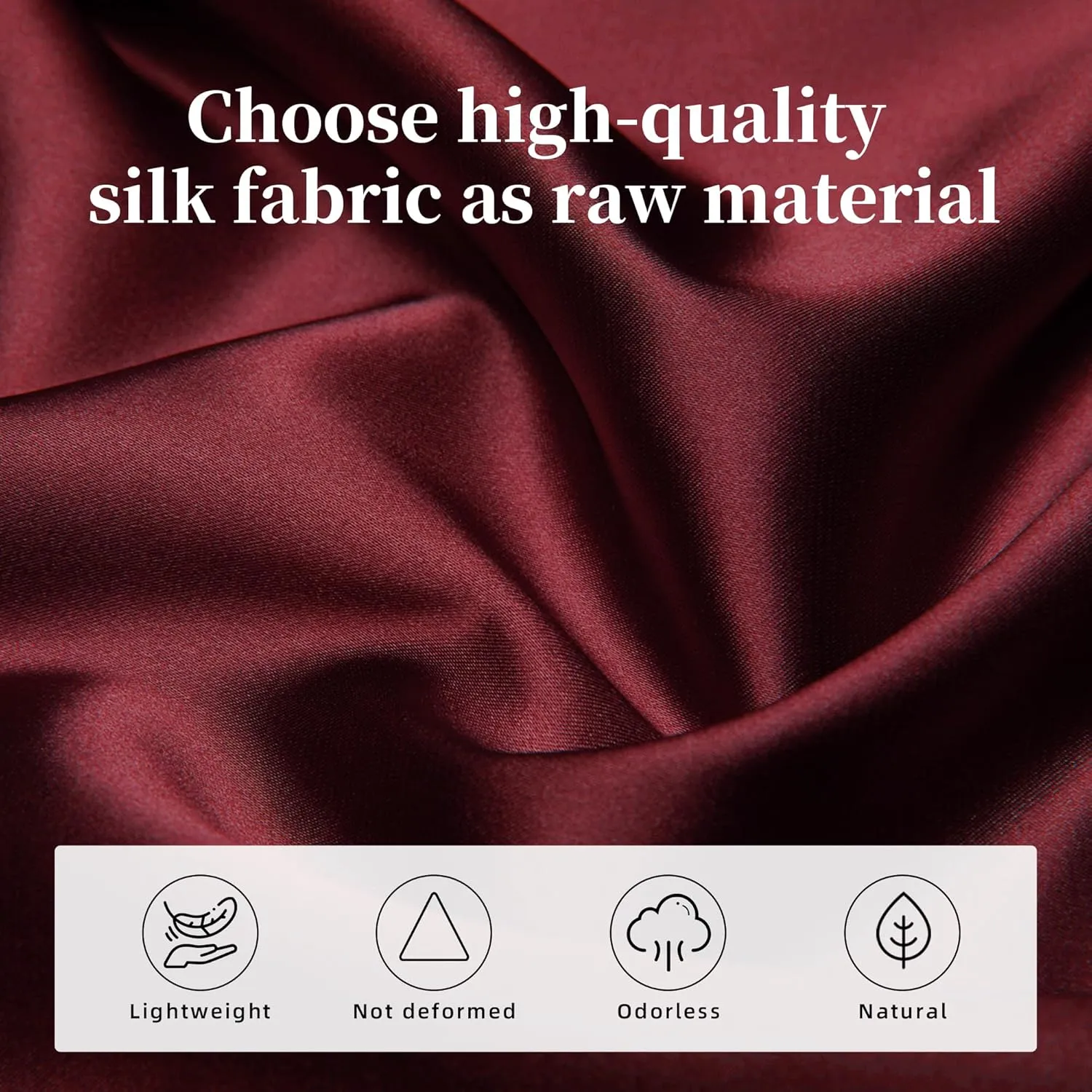 Pillow Inserts for Medium Classic Handbag, Bag Shaper Fits for Chanel Classic Flap Bag, Lightweight Memory Foam Pillows with Soft Satin (Rouge Grenat, CF Medium)