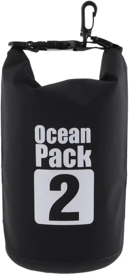 pistro 2L PVC Waterproof Dry Bag Sack for Canoe Boating Kayaking Floating Fishing