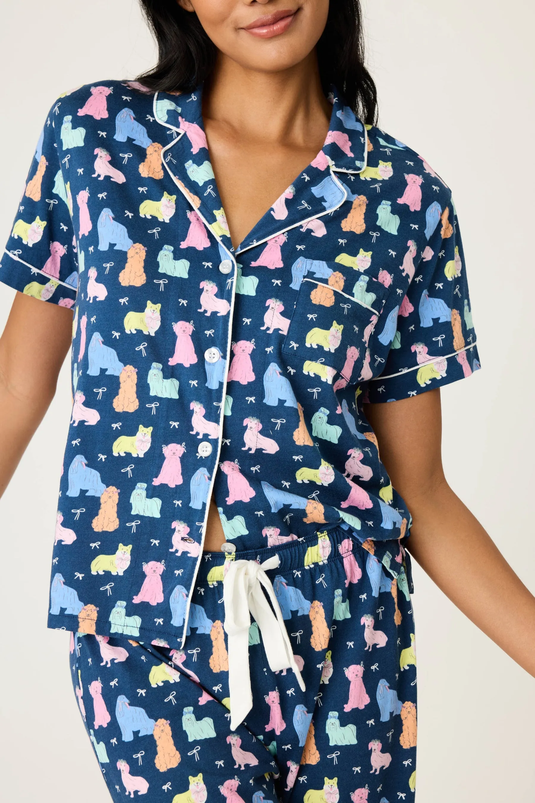 Pj Salvage- Whimsy Dog PJ Set- R7WHST1