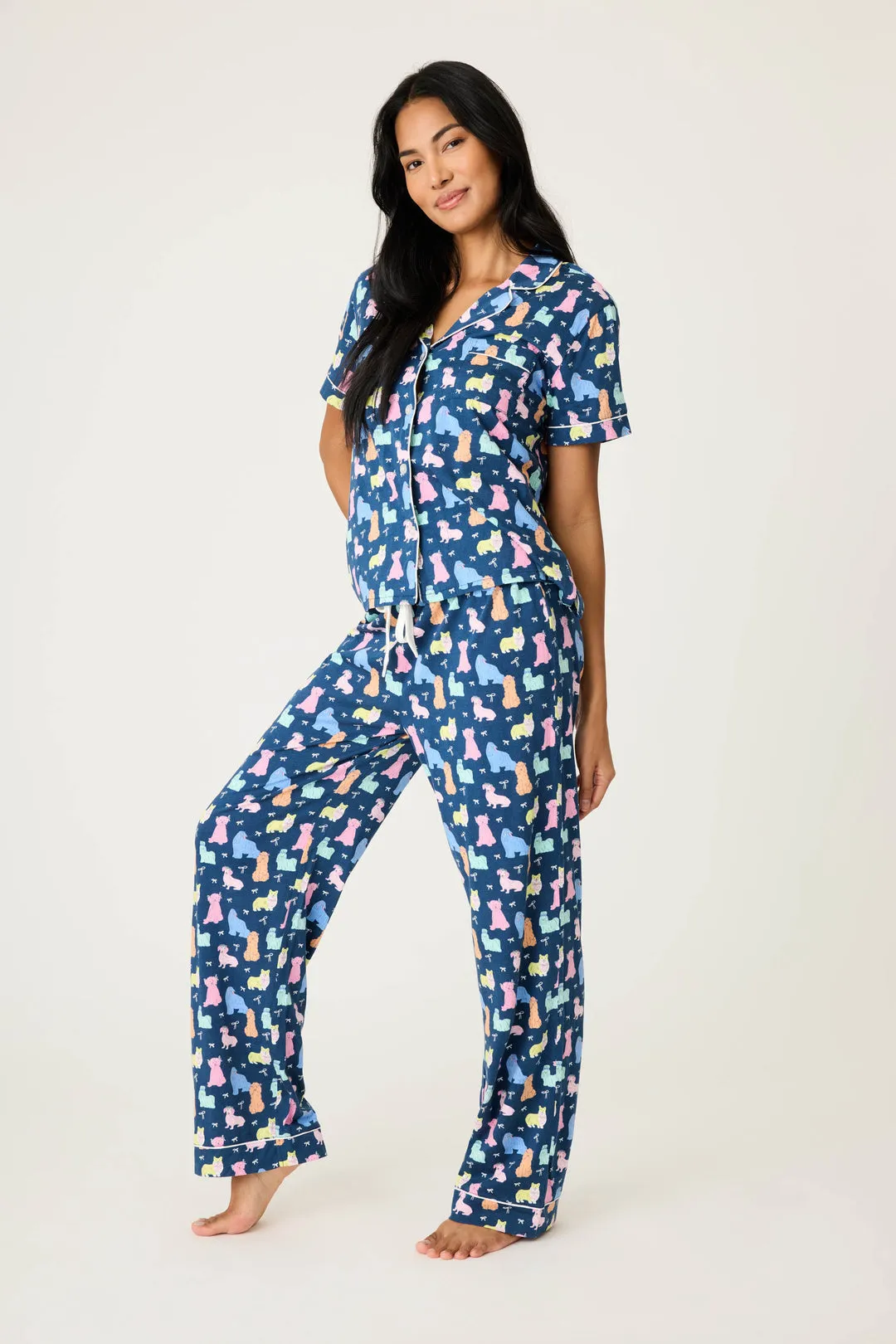 Pj Salvage- Whimsy Dog PJ Set- R7WHST1