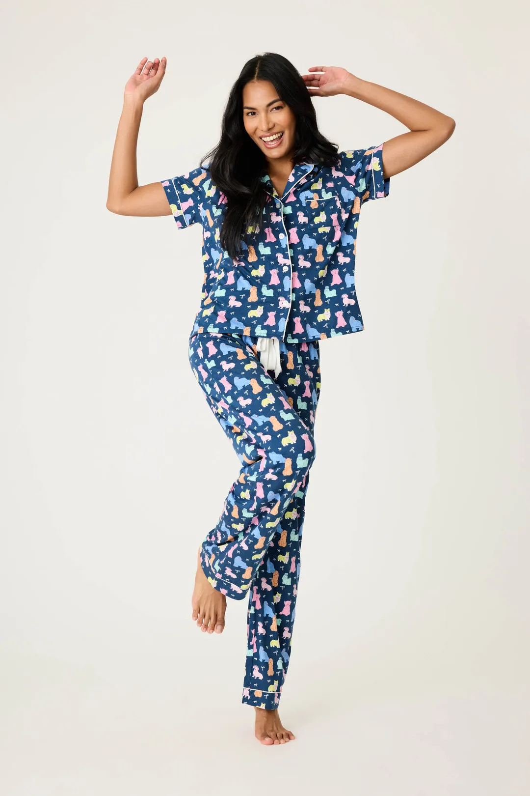 Pj Salvage- Whimsy Dog PJ Set- R7WHST1
