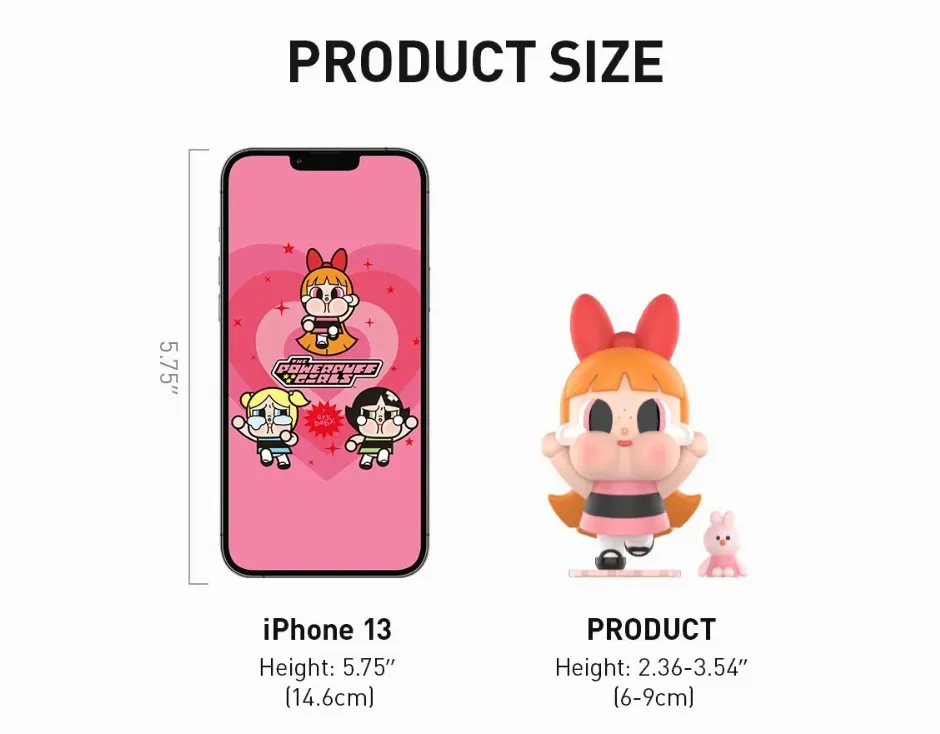 POP MART CRYBABY × Powerpuff Girls Series Figure Blind Box
