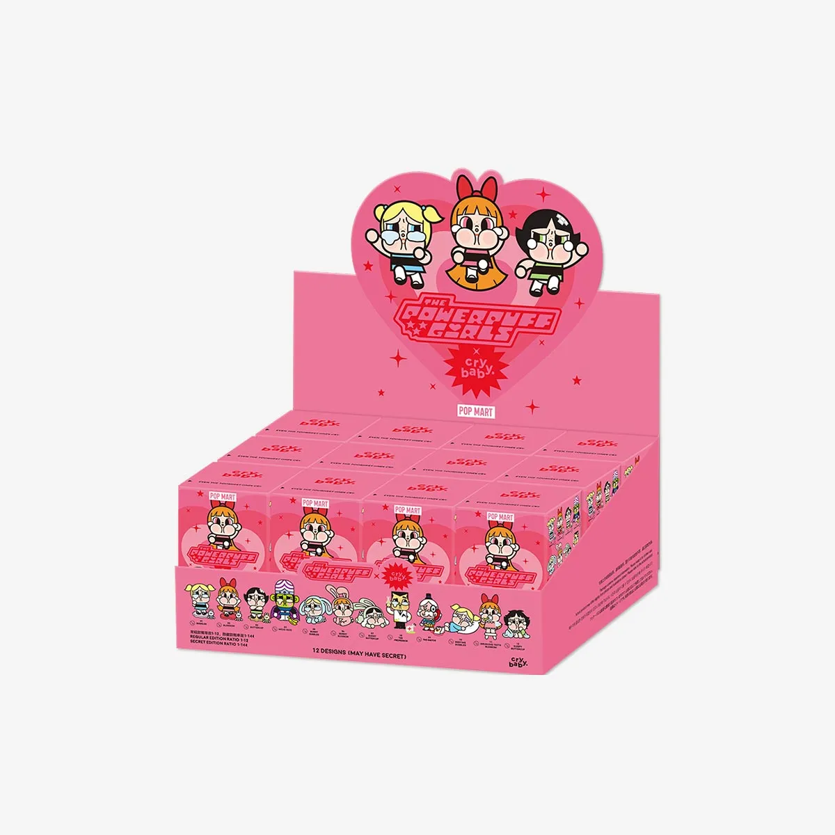POP MART CRYBABY × Powerpuff Girls Series Figure Blind Box