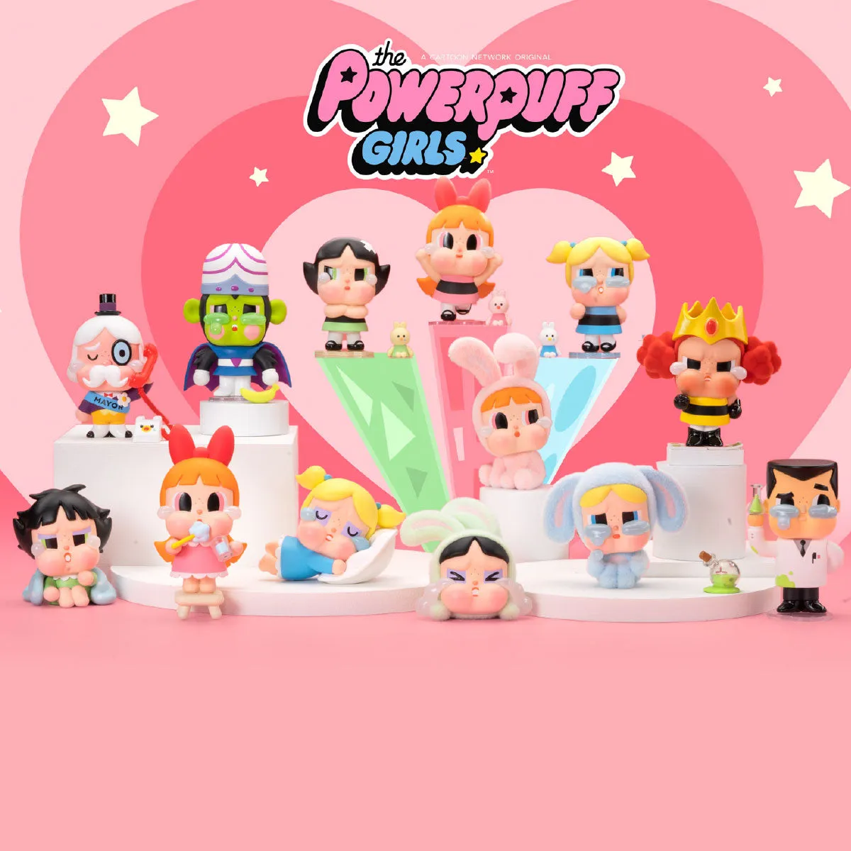 POP MART CRYBABY × Powerpuff Girls Series Figure Blind Box
