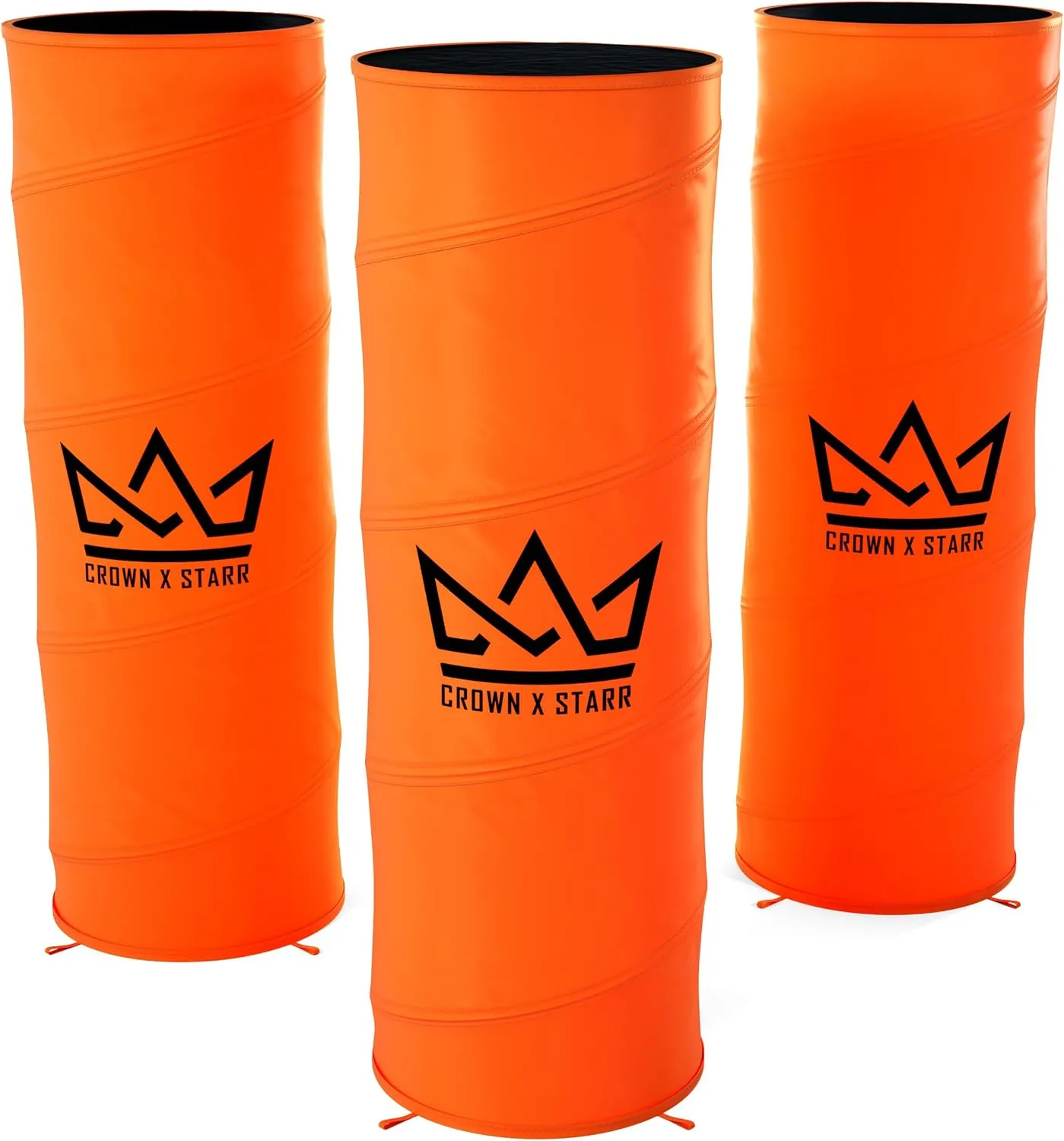 Pop-Up Defenders 3 Pack, 48 inches Tall, with Fillable Sandbags (no Sand), Simulate Defenders for Basketball, Football, Soccer, with Carry Bag & Mini Drill Cones