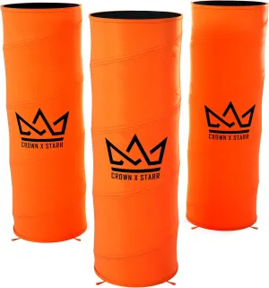 Pop-Up Defenders 3 Pack, 48 inches Tall, with Fillable Sandbags (no Sand), Simulate Defenders for Basketball, Football, Soccer, with Carry Bag & Mini Drill Cones