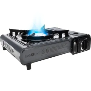 Portable Butane Camping Stove with Case Automatic Ignition