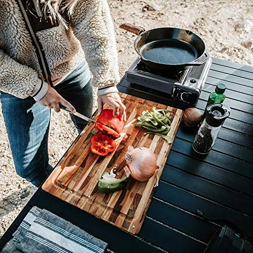 Portable Butane Camping Stove with Case Automatic Ignition