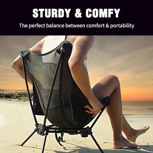 Portable Camping Chair Backpacking Chair - The 4th Gen Ultralight Folding Chair