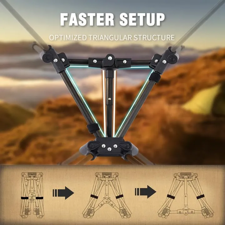 Portable Camping Chair Backpacking Chair - The 4th Gen Ultralight Folding Chair