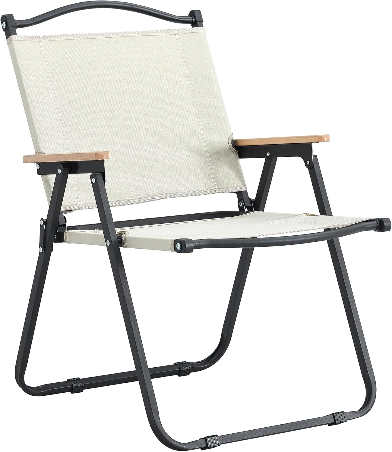 Portable Camping Chair Folding Beach Chair, Aluminum Frame Camp Chairs Fishing Chairs Backpack Chair for Indoor Outdoor Hiking Fishing Patio Beach