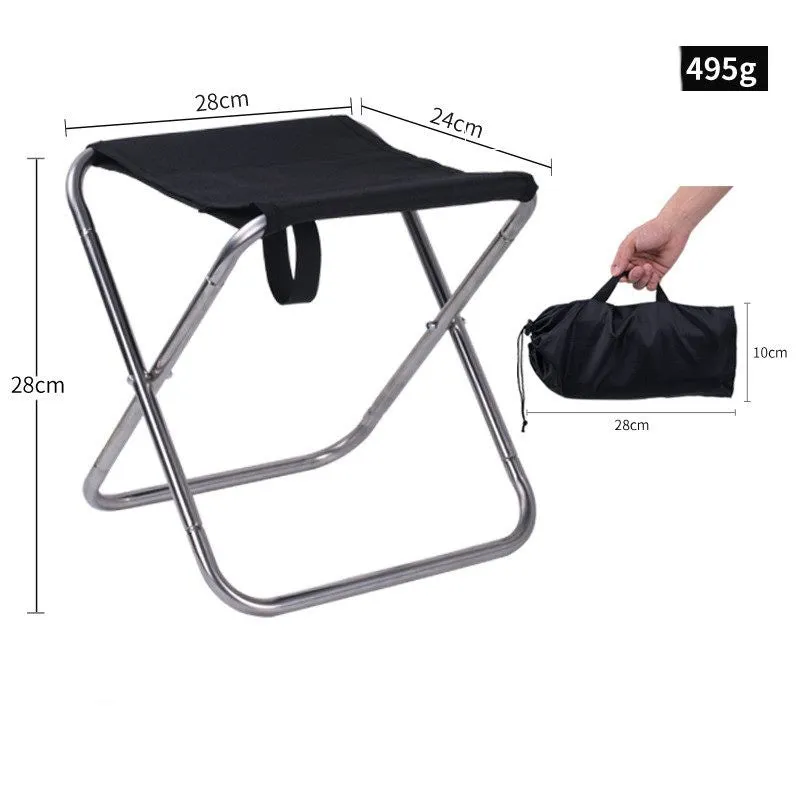 Portable Chair Folding Seat for Camping Fishing Picnic