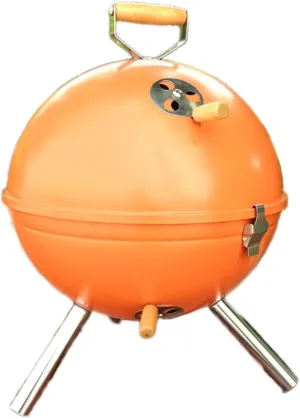 Portable Grills Football Shape Grill, Barbecue Stove with Lid, Barbecue Shelf for Outdoor Courtyard Picnic Camping Tailgating Camping BBQ