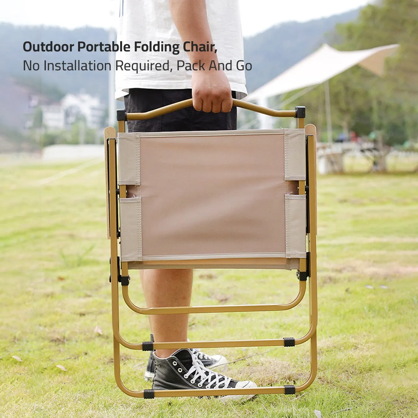 Portable Outdoor Camping Folding Chair, Kermit Chair