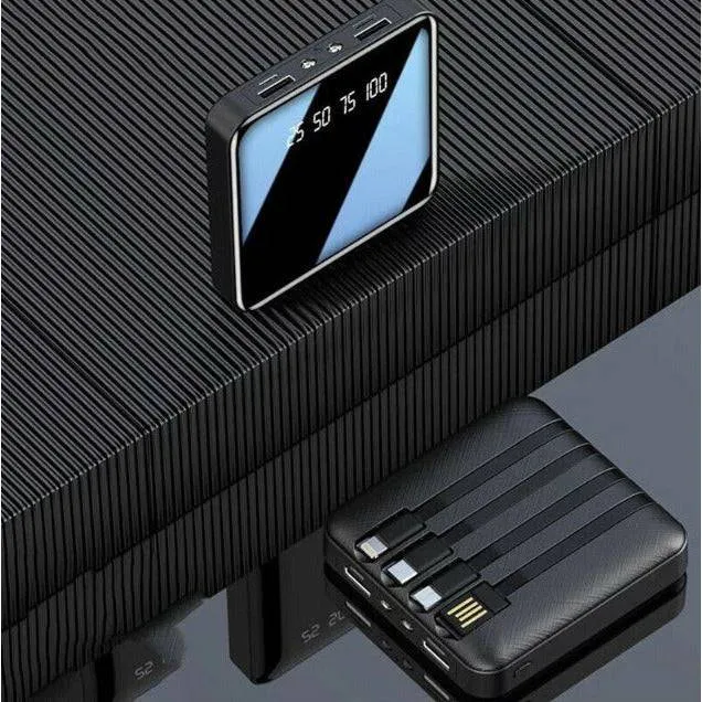 Portable Power Bank Mini USB Pack LED Battery Charger For Mobile Phone