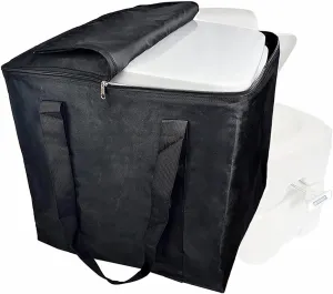 Portable Toilet Storage Bag, Large 5.3 Gallon Camping Toilet Bags, Camping Toilet Storage Bag Double Layer with Lining for Adults RV Travel and Camping