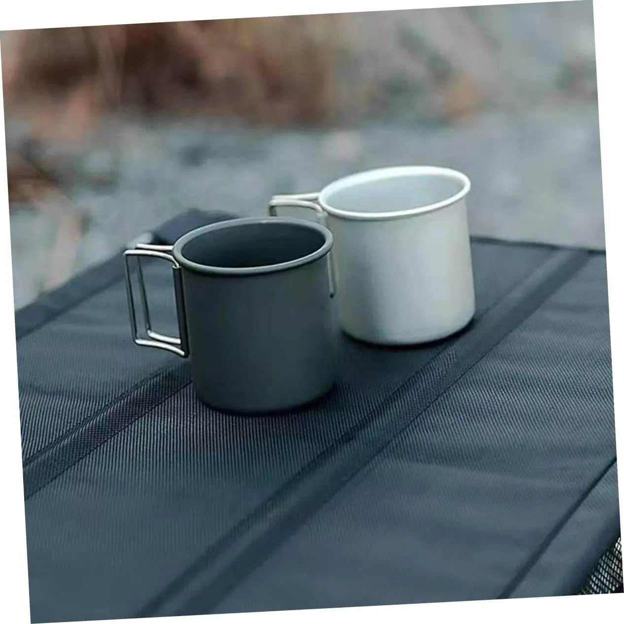 Portable Water Cup Camping Titanium Cup Foldable Mugs for Hiking Camp Mugs