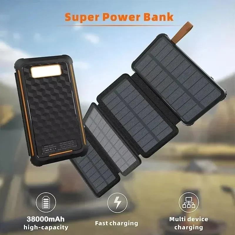 Portable Waterproof Solar Power Bank for Phones