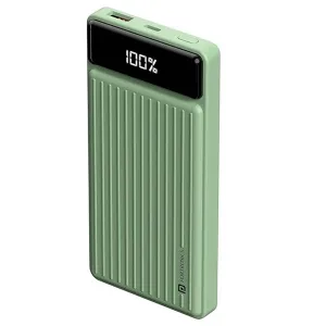 Portronics Luxcell B 10K 10000 mAh 22.5W  Power Bank(Green)