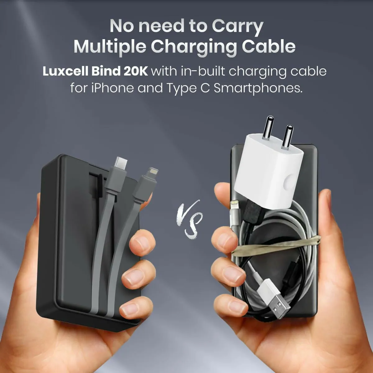 Portronics Luxcell Bind Mini 20K Power Bank