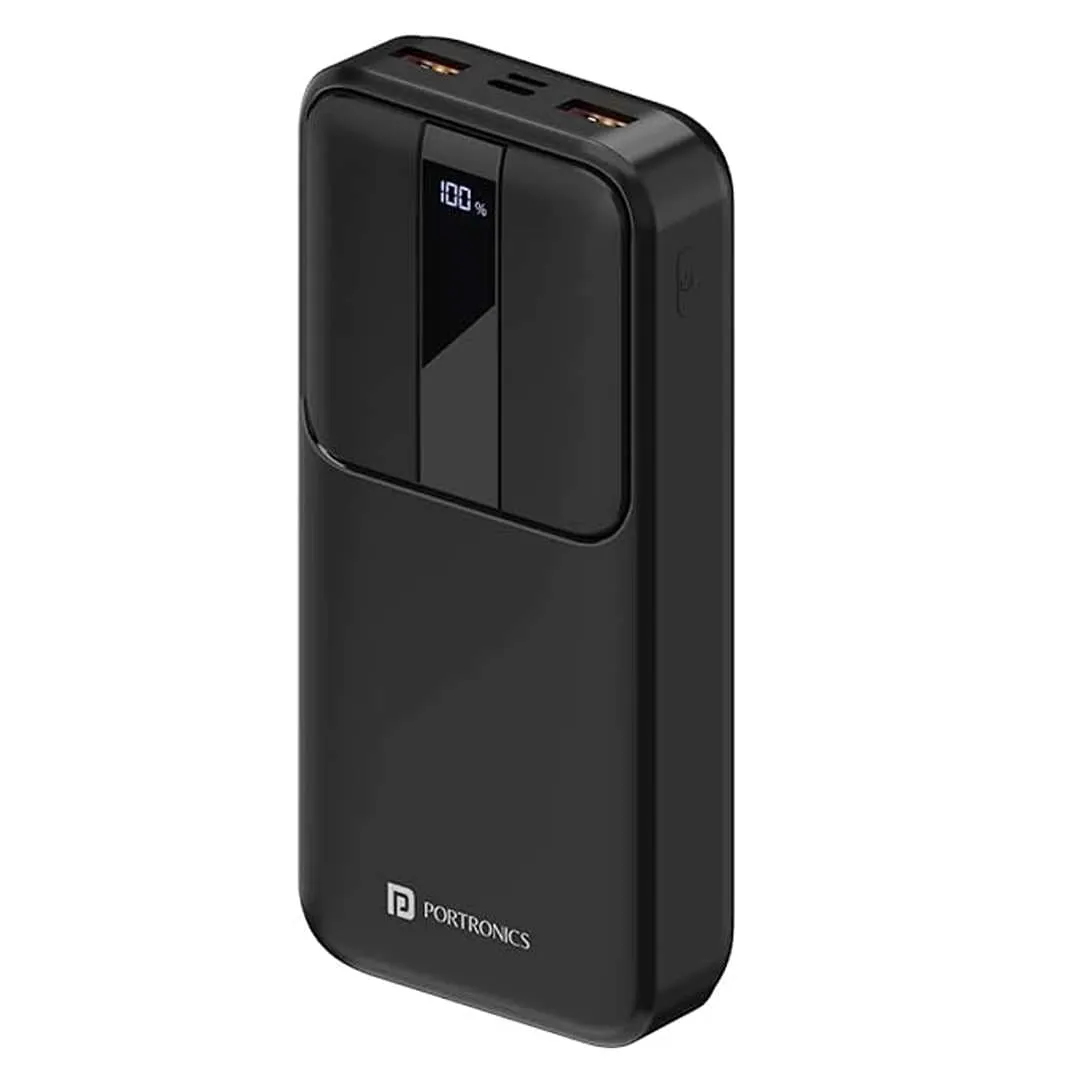 Portronics Power D 20k 20000 mAh Power Bank(Black)