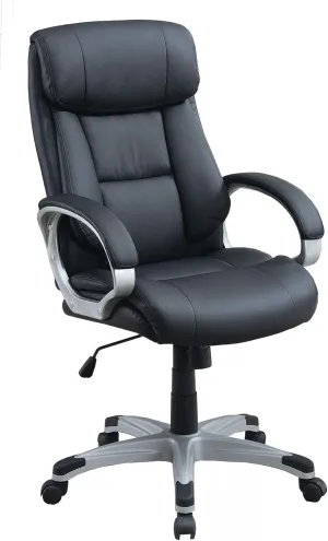 Poundex, Black Ultra Office Chair