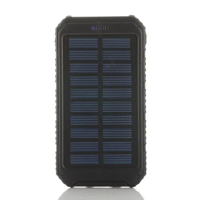Power Bank 5000mAh Solar Powerbank Extreme Mobile Phone Pack With LED External Battery
