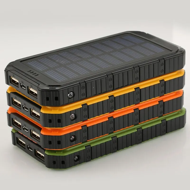 Power Bank 5000mAh Solar Powerbank Extreme Mobile Phone Pack With LED External Battery