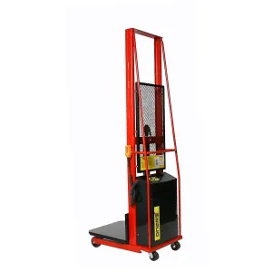 Power Lift Stackers With Optional Power Drive - 24X24" Platform - 5-3/4-80" Lift Height - Power Lift With Power Drive