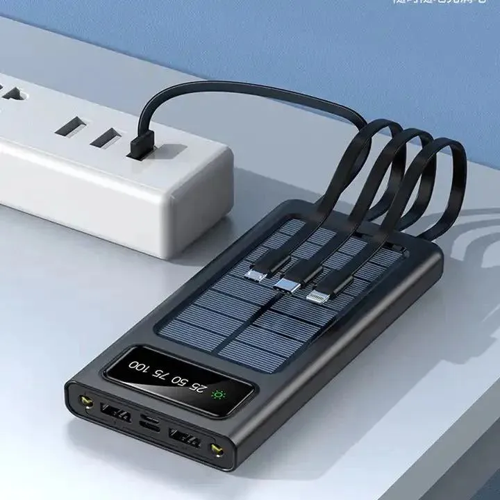 Power Solar Fast international delivery Cable Bank Fast Charging Discounted coupons in Built 20000CmAh,