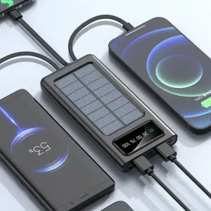 Power Solar Fast international delivery Cable Bank Fast Charging Discounted coupons in Built 20000CmAh,