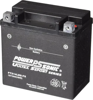 Power-Sonic (PTX14LBS-FS) Sealed Maintenance Free Powersport Battery