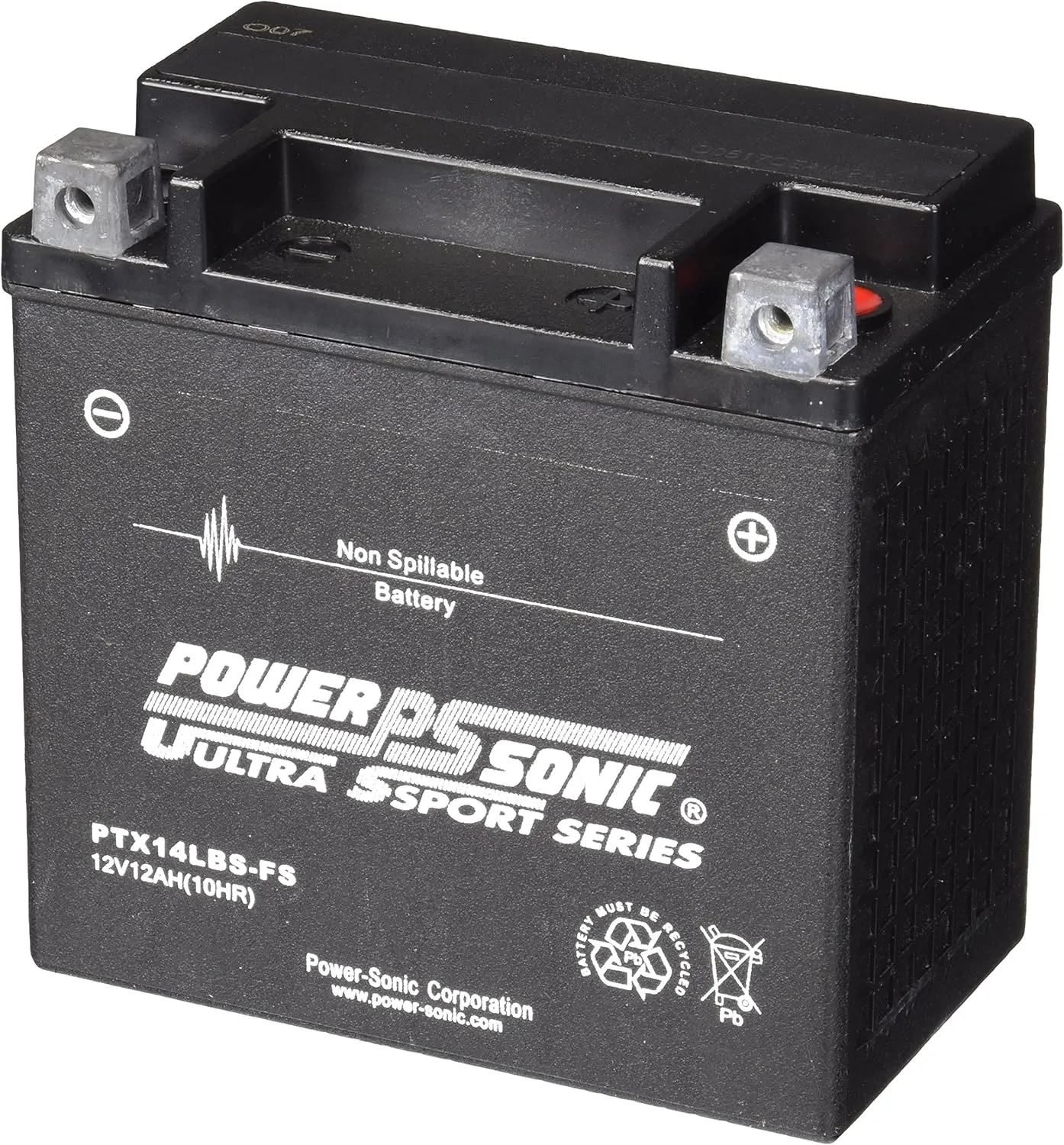 Power-Sonic (PTX14LBS-FS) Sealed Maintenance Free Powersport Battery